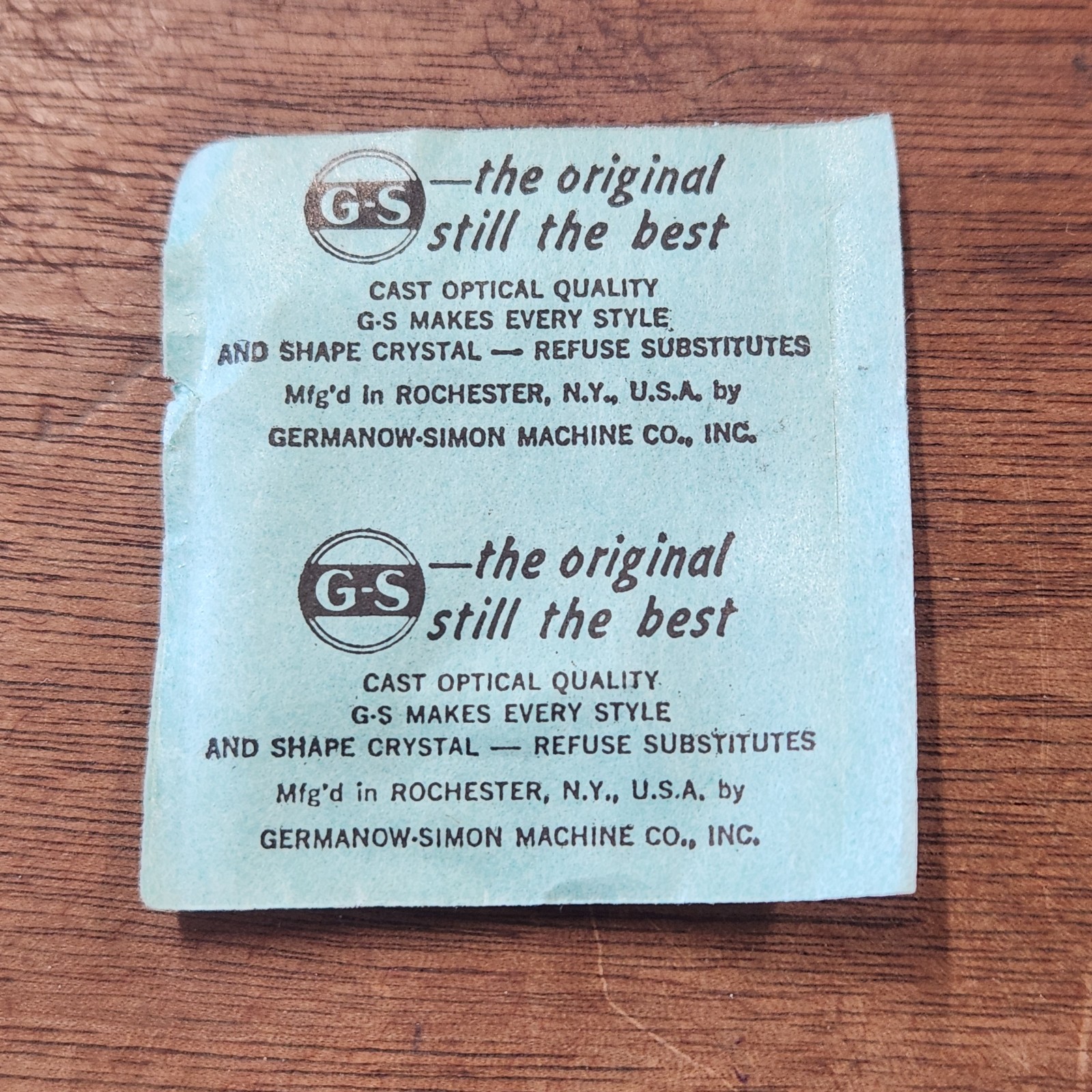G&S NOS Sealed Crystal CMY316-85 Elgin 4635 25.2×22.0mm Rectangular Crystal