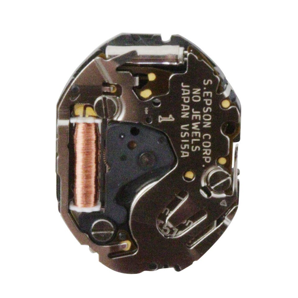 SEIKO V115 REPLACEMENT MOVEMENT S.EPSON VS15 SOLAR WITH 2 HANDS DISCONTINUED