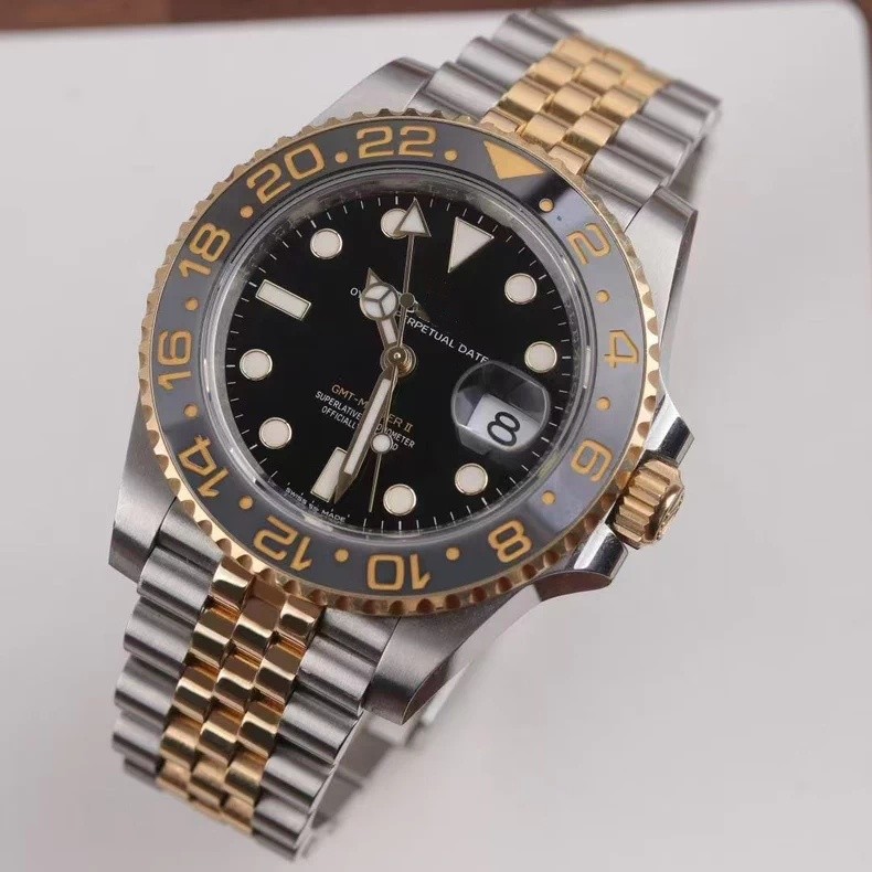 DIY SET for 3285 watch case + dial + hands + Stainless Steel Strap 40mm