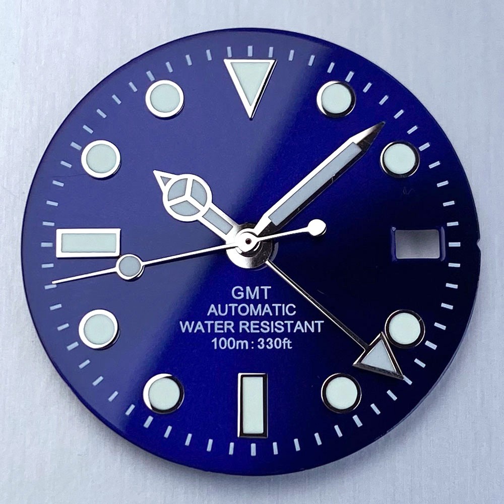 29mm Watch Dial face Fit for NH34A Luminous MOD Accessories Hands GMT Automatic
