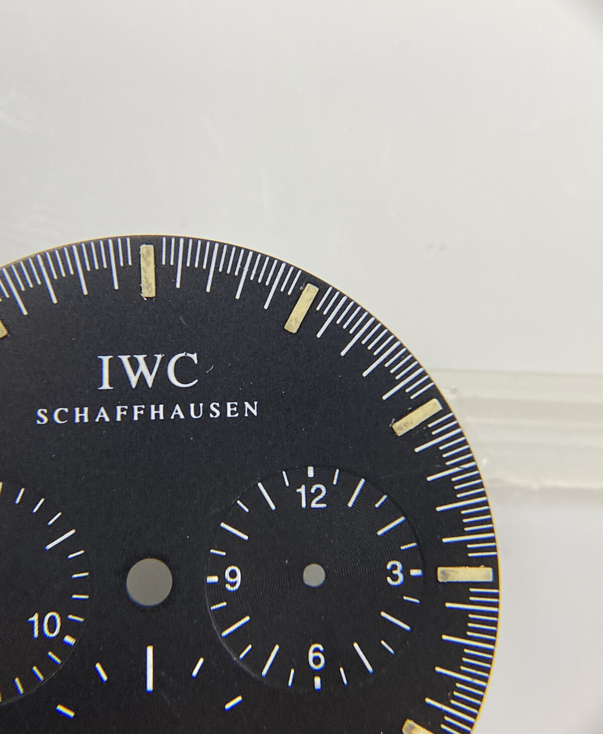 Original IWC GST SCHAFFHAUSEN Chronograph IW372701 Black 27mm Dial