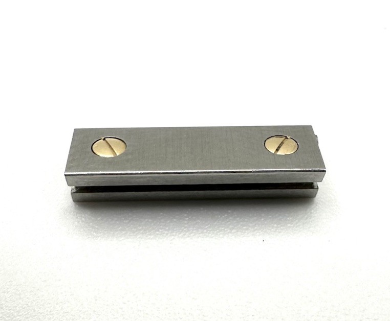 Preowned Genuine Cartier Santos Twotone 18mm End Piece Link Part VA280013