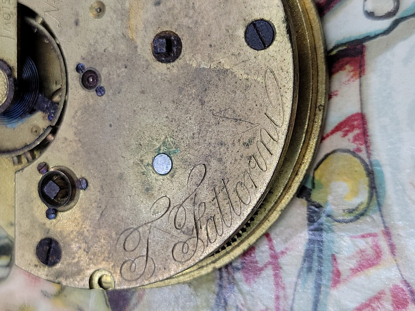 47mm Thomas Fattorini Chronometer Skipton Pocket Watch Movement As Is