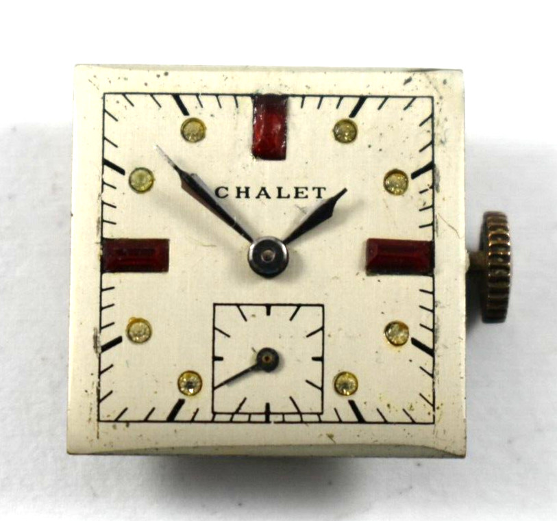 Vintage Chalet Camy Swiss Made Manual Wind 17J Wrist Watch Movement lot.rd