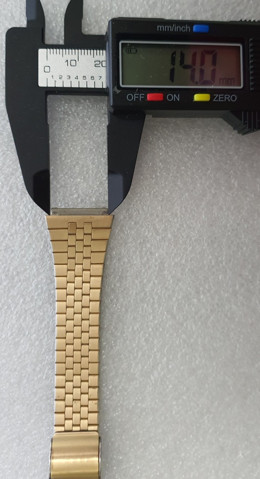 Seiko B386 Gold 12K GF Tops On Stainless Steel Strap Bracelet 18/14mm Authentic