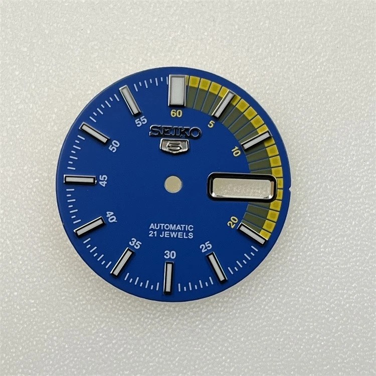 New 28.5mm Green Luminous Watch Dial Plate For NH35 NH36 Diving watch Movement