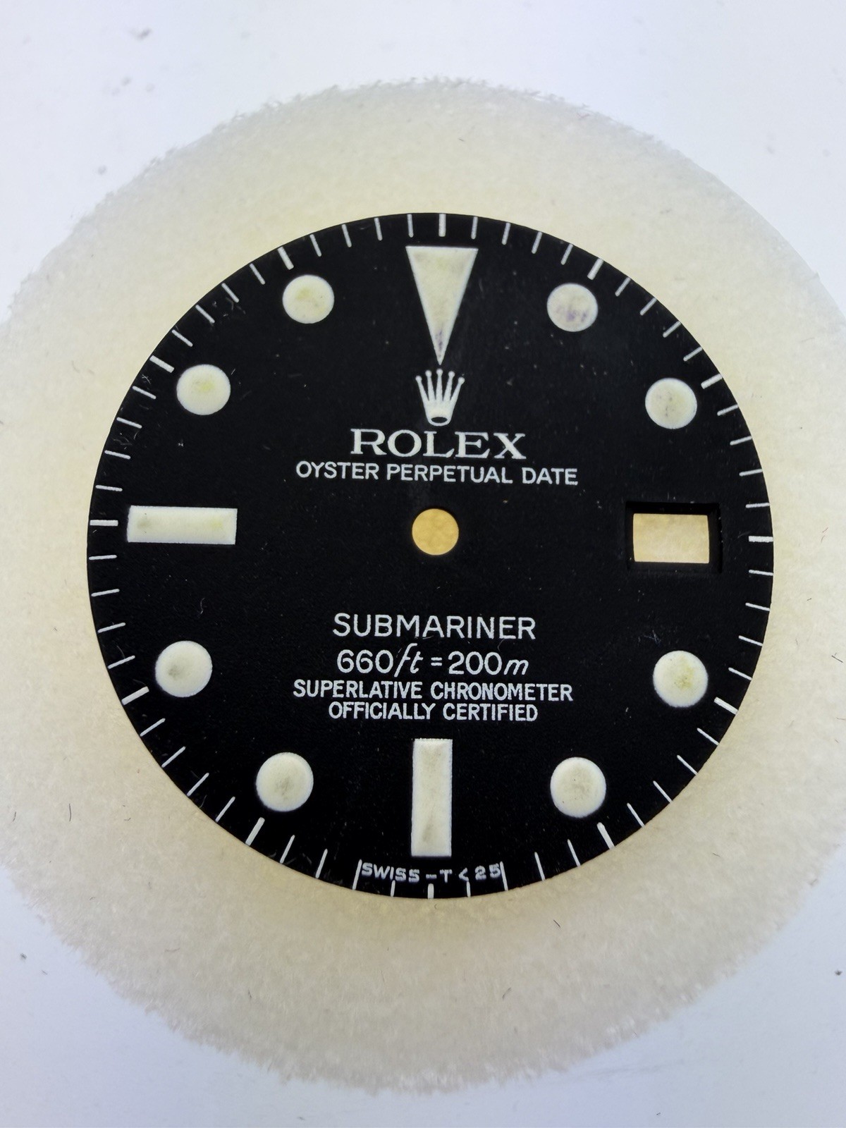 Rolex Matte Tritium Submariner 1680 Service Dial Cal 1570
