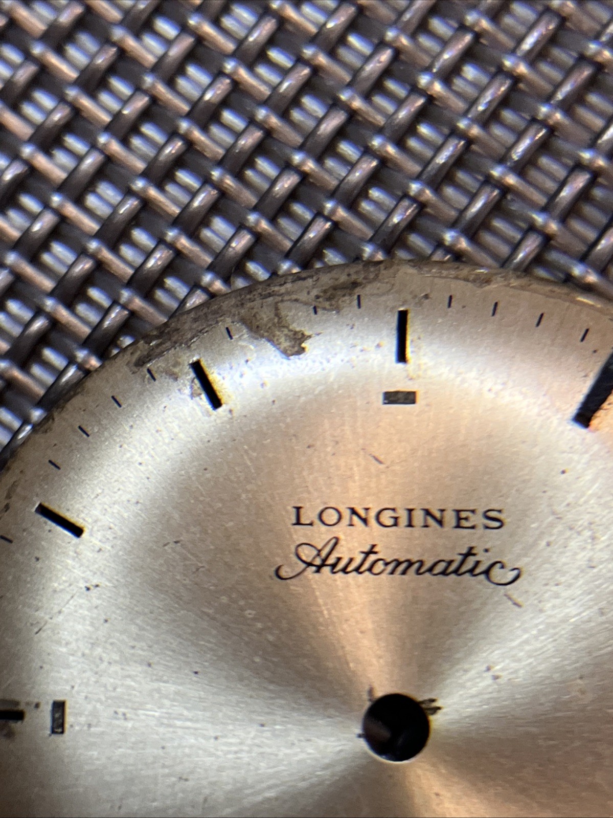 VTG Longines Admiral Automatic Watch Dial for Parts 1960 -1970