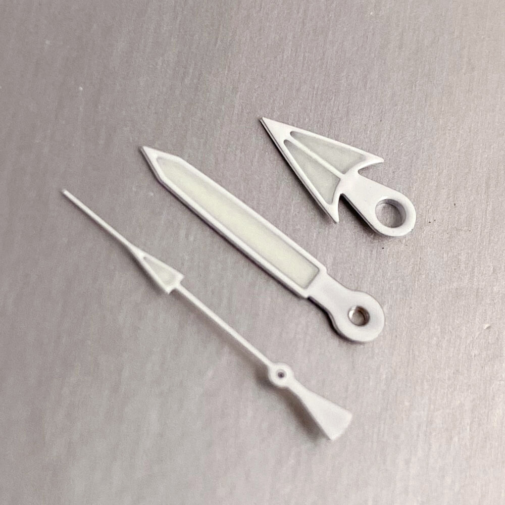 Luminous White Sky Blue Watch Hand Needles fit for NH35 NH36 NH38 Diving Watch