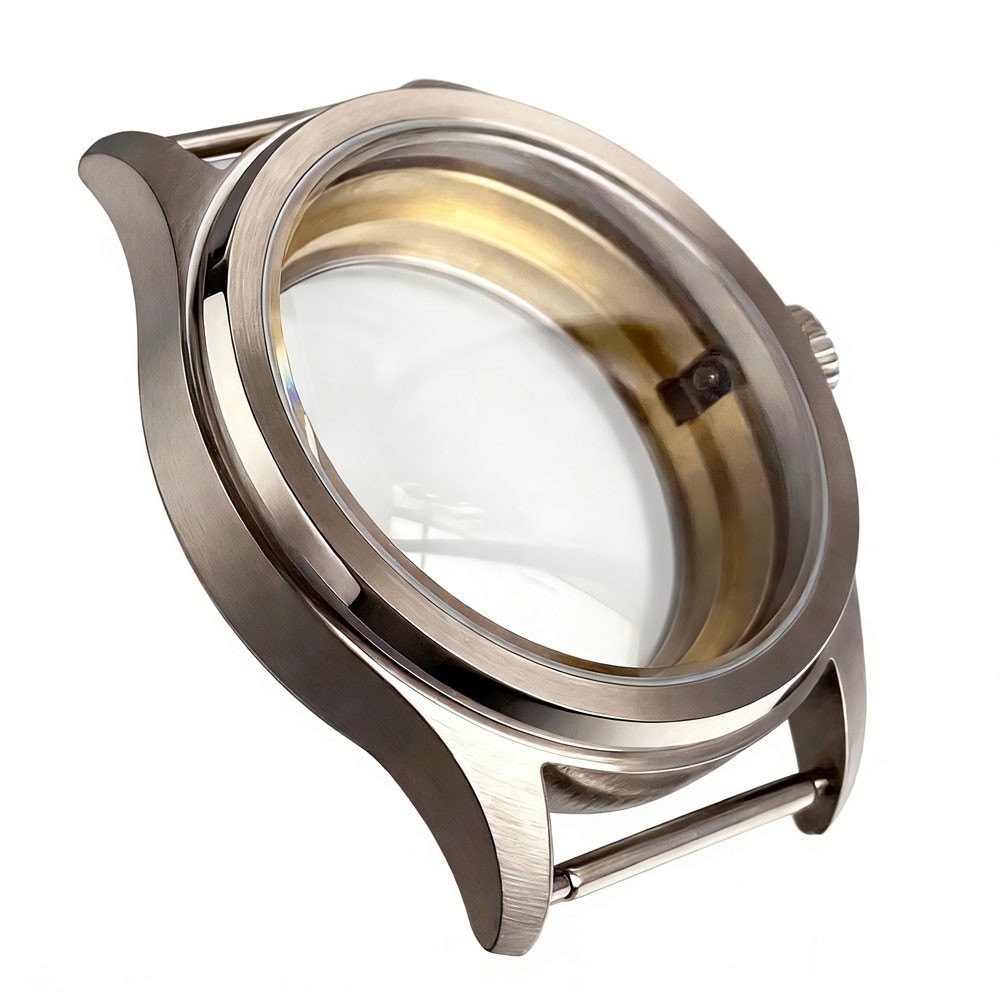 Tandorio Retro 38mm Sapphire Glass Watch Case For NH34 NH35 ETA2824 Movement