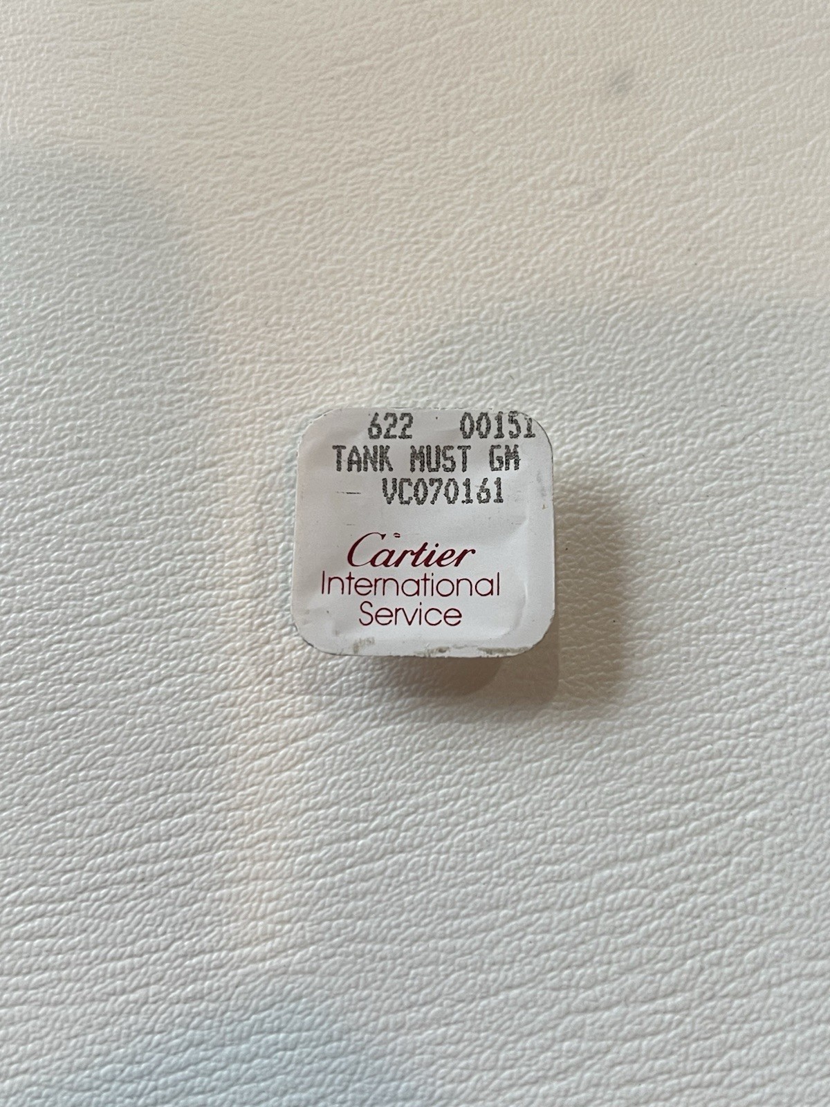 Cartier Tank Must GM Crown. Part# VC070161.