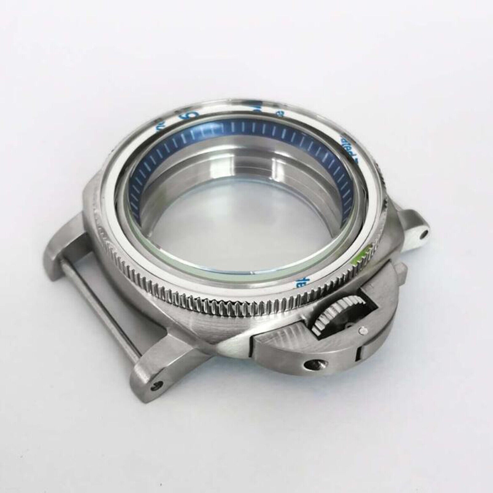 316L Stainless Steel Watch Case Bezel Dark Blue Inner Ring Modified Kit for NH35
