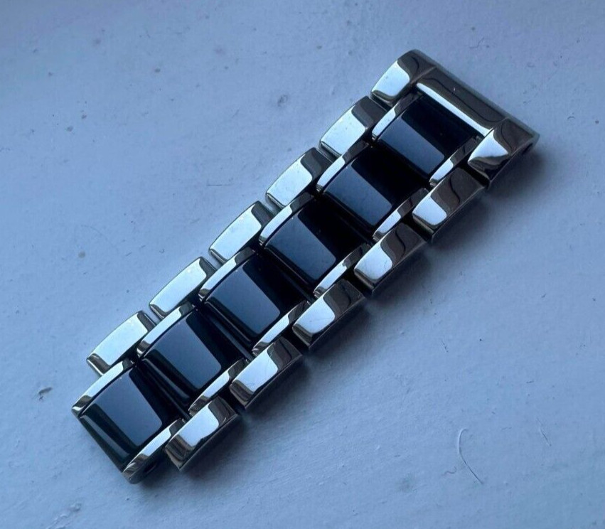 1x Tag Heuer Formula 1 Steel Ceramic 1/2 Bracelet Link BA0867 WAH1312 WAH1314
