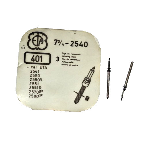 ETA 2540 Winding Stem TAP 10 watch part #401/623 (2-pack) *SEE INTERCHANGE LIST