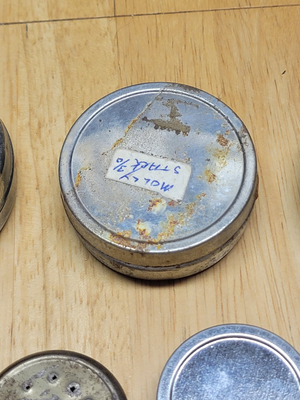 11 Watchmaker Tins for Parts or Movements Complete with Lids 2” Wide LT3