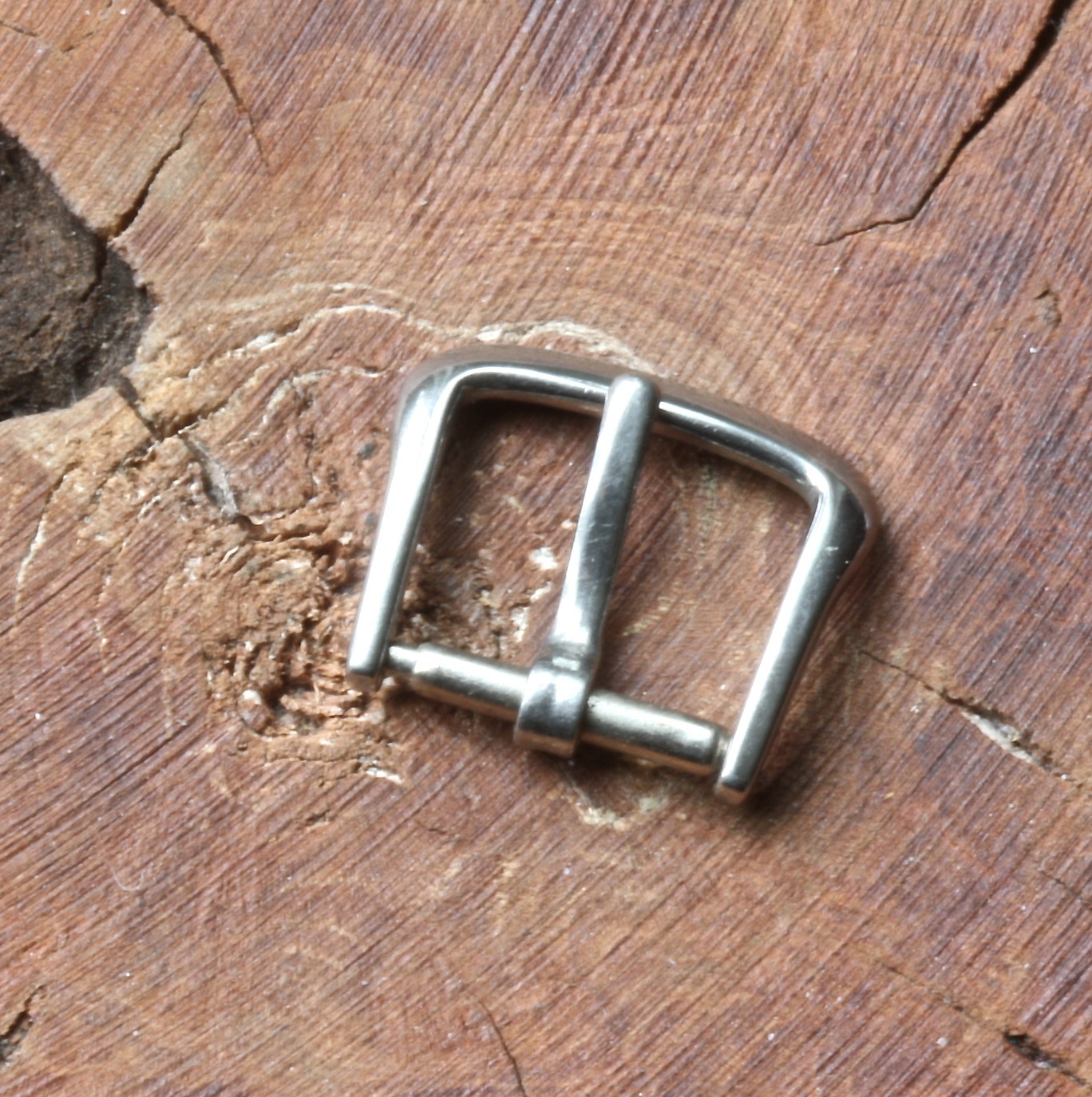 Vintage watch buckle early 1950s/60s NOS part Stainless Steel 12.5mm opening