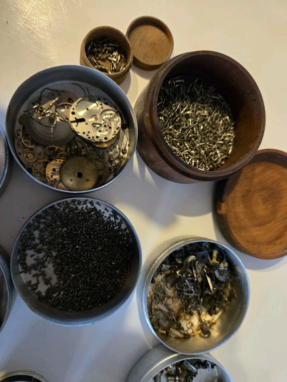 Vintage Watchmakers Part’s Estate Watch Repair Parts Bulk Lot #2.
