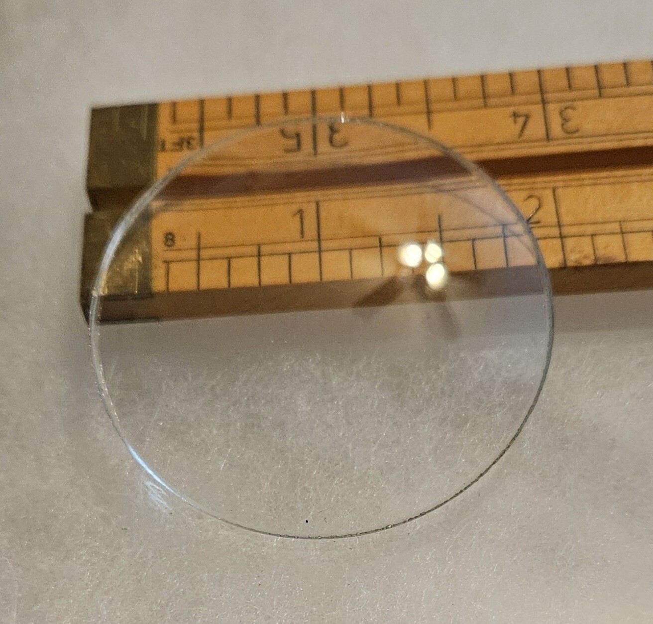 4 vintage pocket watch round replacement crystals 1 Unbranded 3 NOS Labled VTF