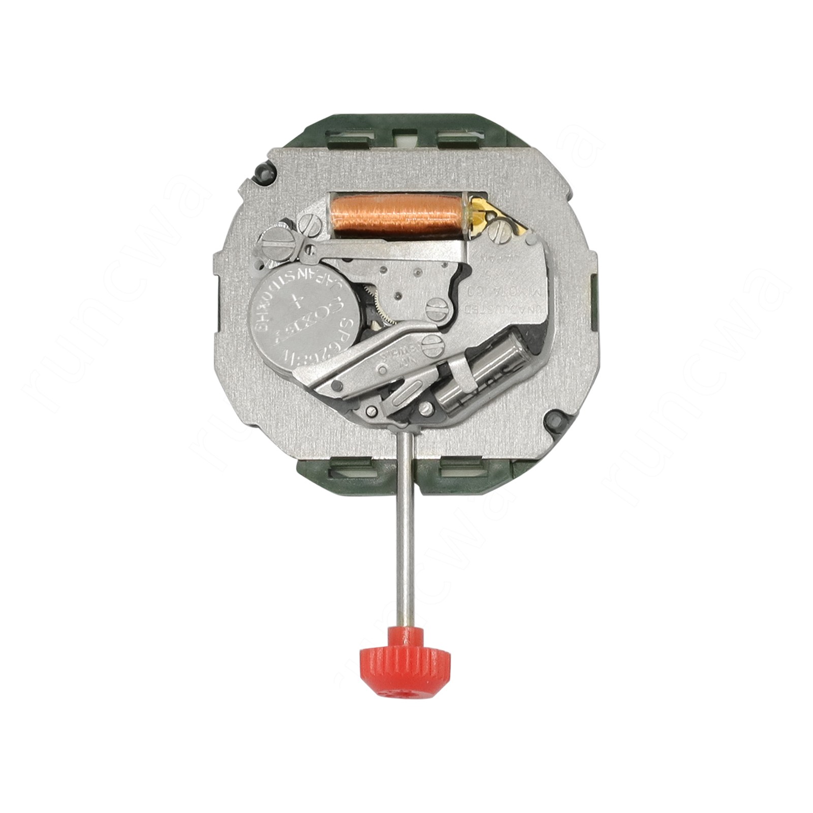 For Genuine Miyota 2115 Movement Quartz Japan, Date At 6, 3 Hands with battery