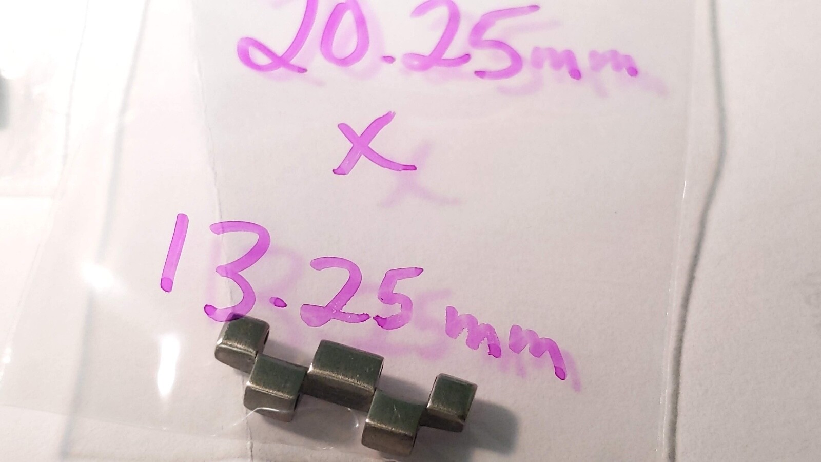 1 LOT of GENUINE Omega LINKS S/S: different sizes, see photos. pre-owned for wat