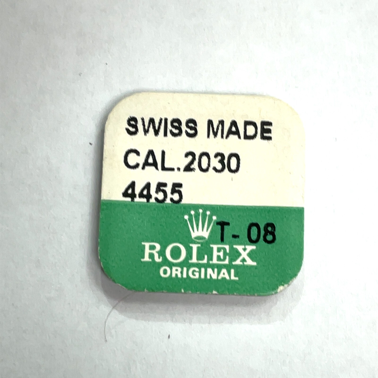 Rolex Caliber 2030 4455 T-08 Minute Wheel New Sealed Package Watch Part