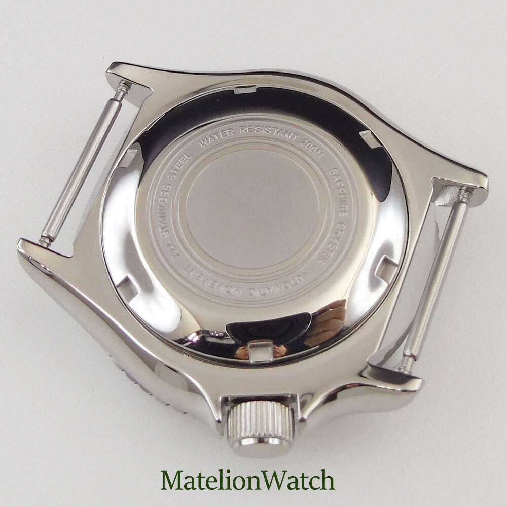 Diver Watch Case 200M Waterproof Fit For NH35 NH36 Sapphire Glass Turning Bezel