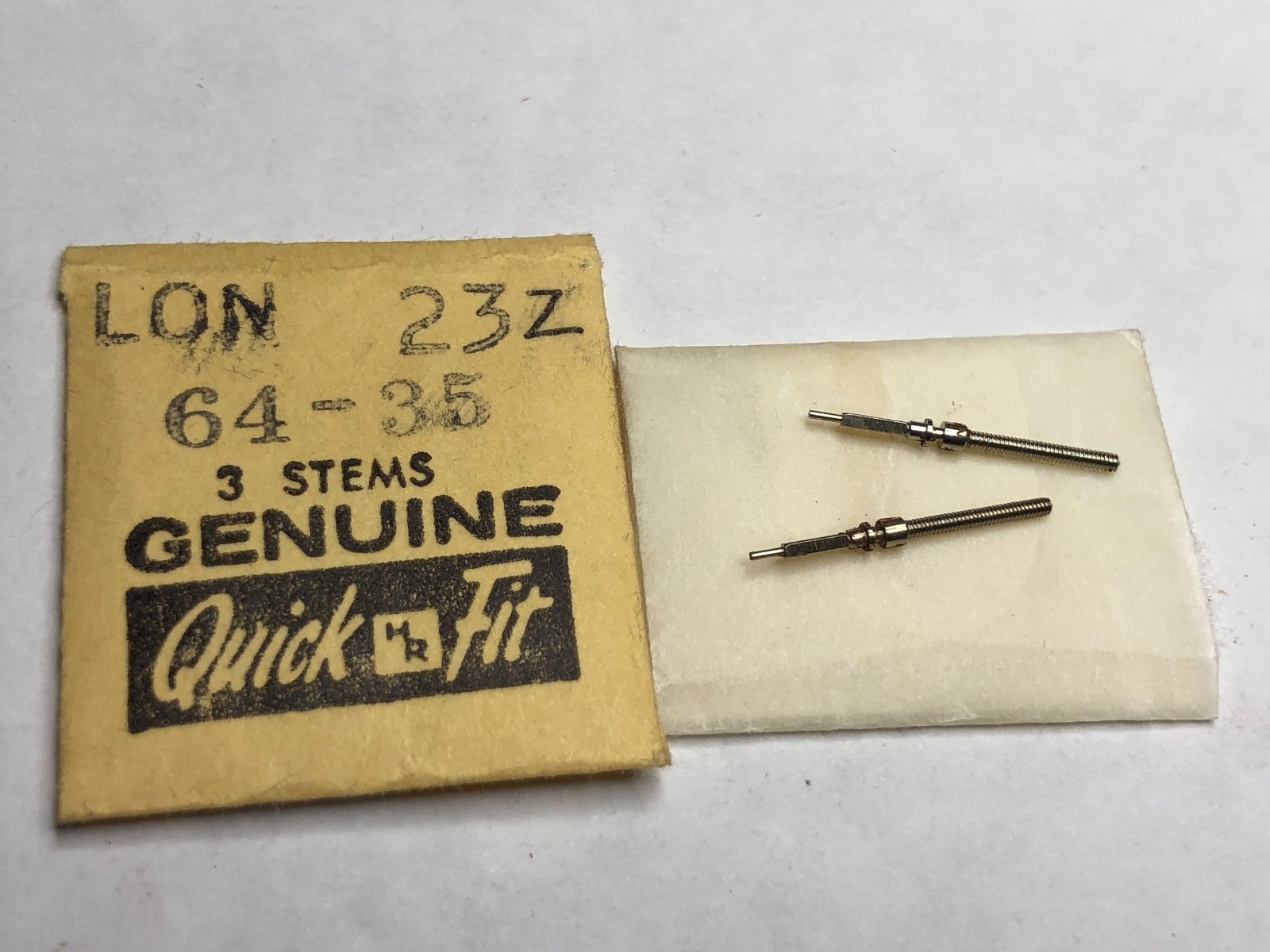 Longines Winding Stem 23Z 64-35 lot x 2 NOS (125)