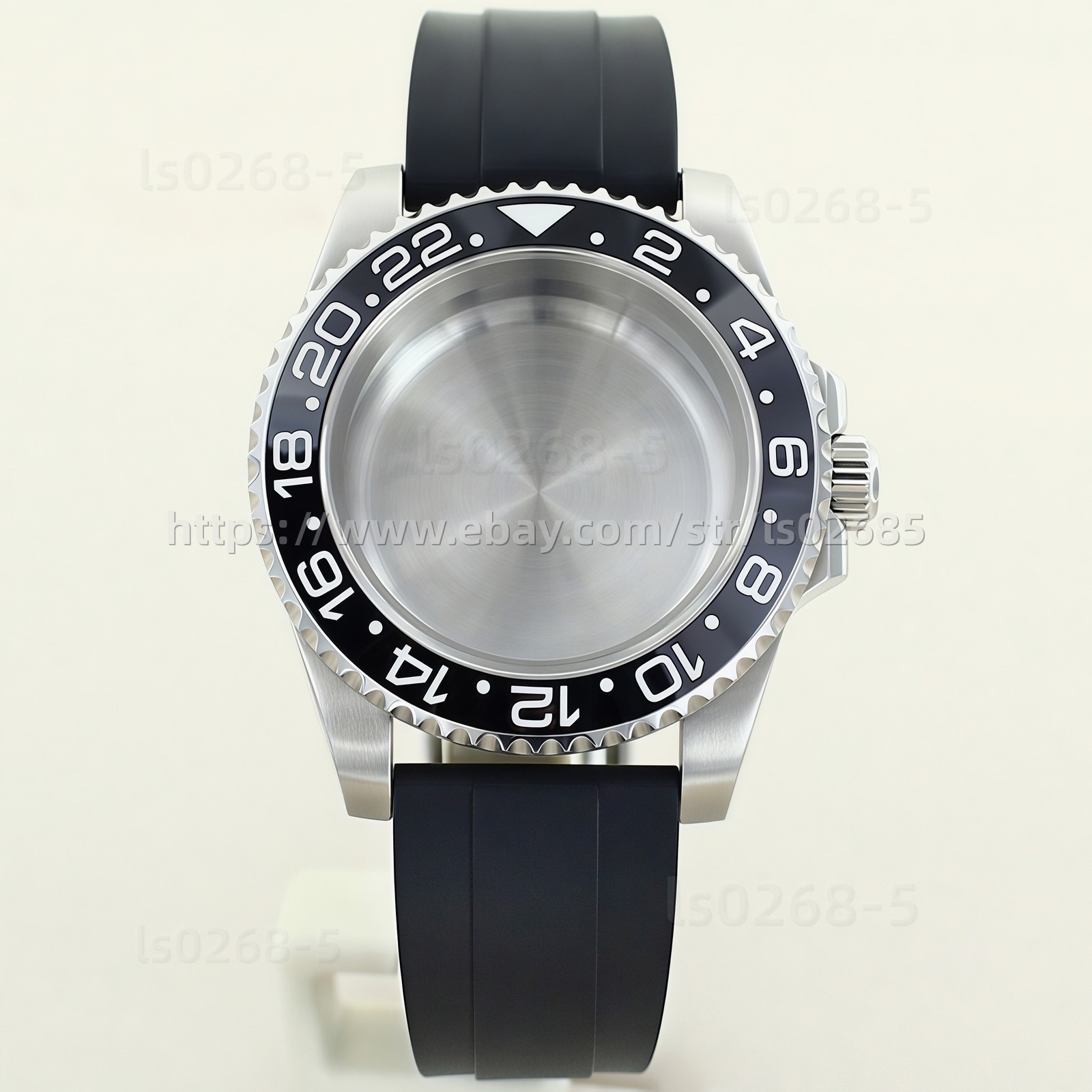 40mm Watch Case Mod Sapphire Glass Ceramic Bezel For NH34 35 36