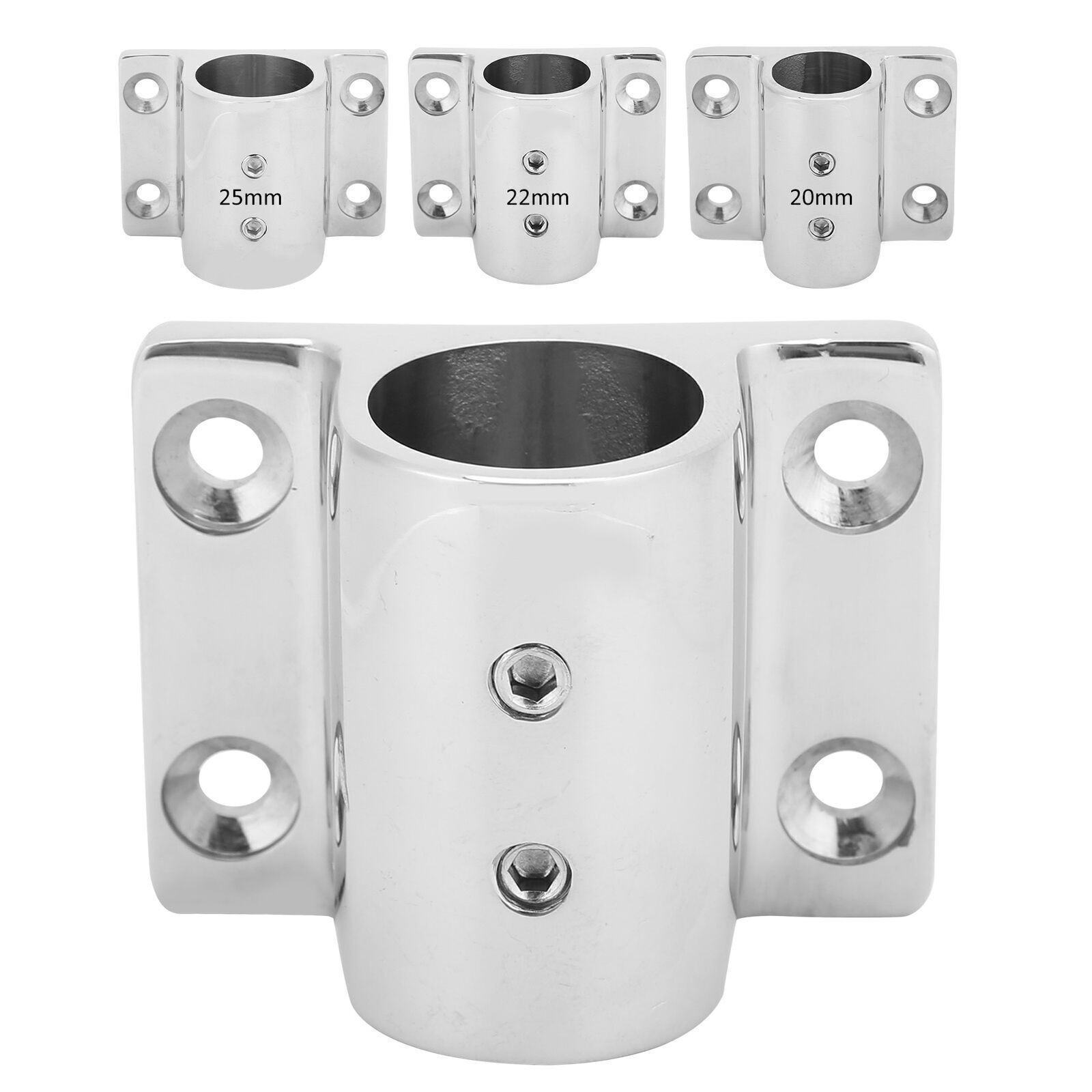 Marine Pipe Rectangular Base Stainless Steel Boat Tube Square Base Boat Hardware