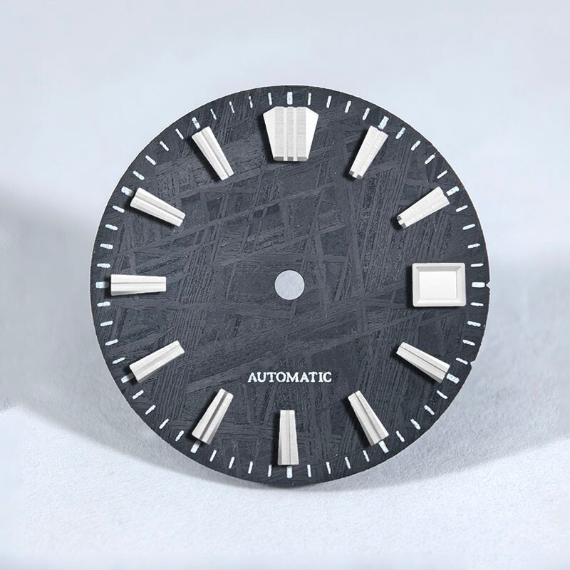 DS Natural Real Meteorite Dial 28.5MM NH35/34 Personalized custom logo and text