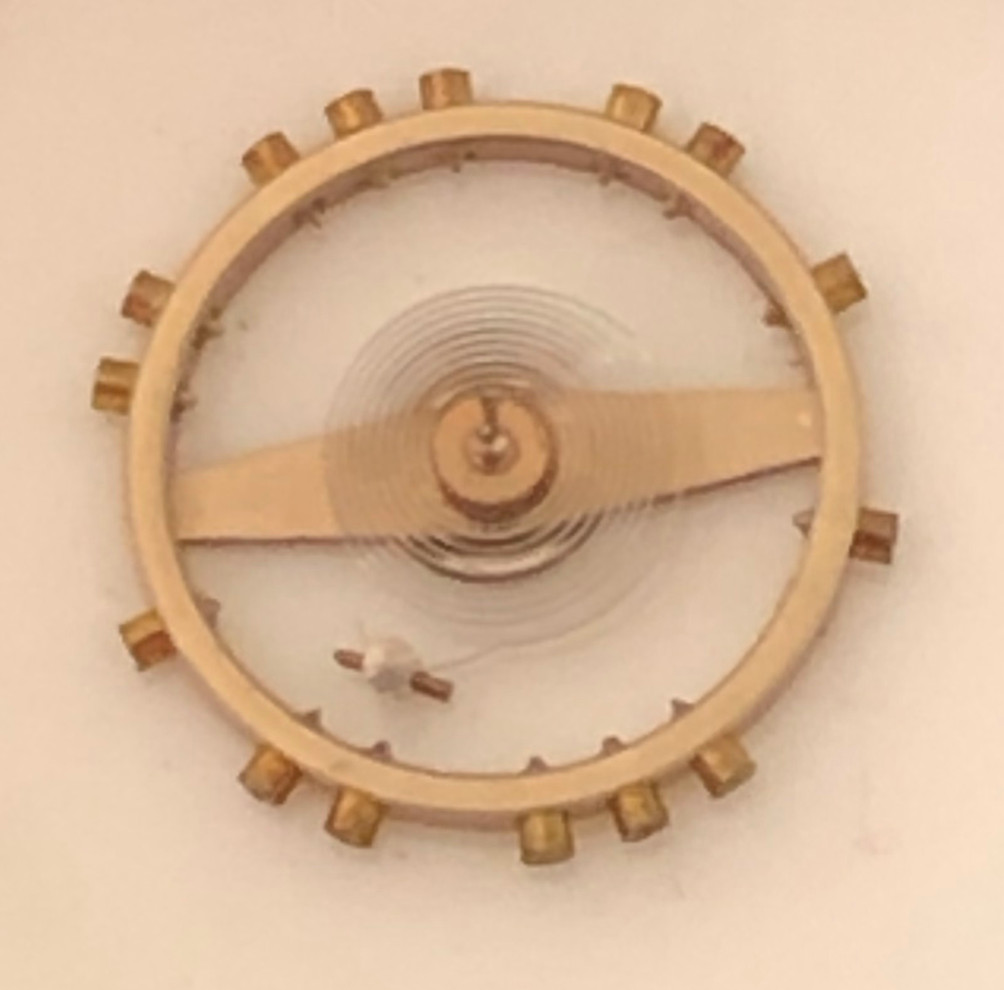 Vintage Unitas Cal 190 Balance Wheel Watch Part 35cm 6/8″ Swiss
