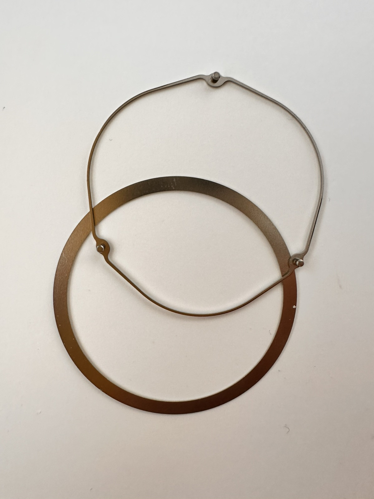 Genuine Rolex 116710BLNR, 126710BLNR click bezel spring&underbezel steel ring