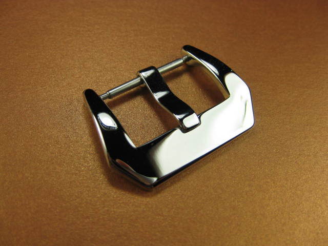 NEW 24 mm PRE-V 316L Stainless POLISH Spring Bar Buckle A made for PANERAI 24
