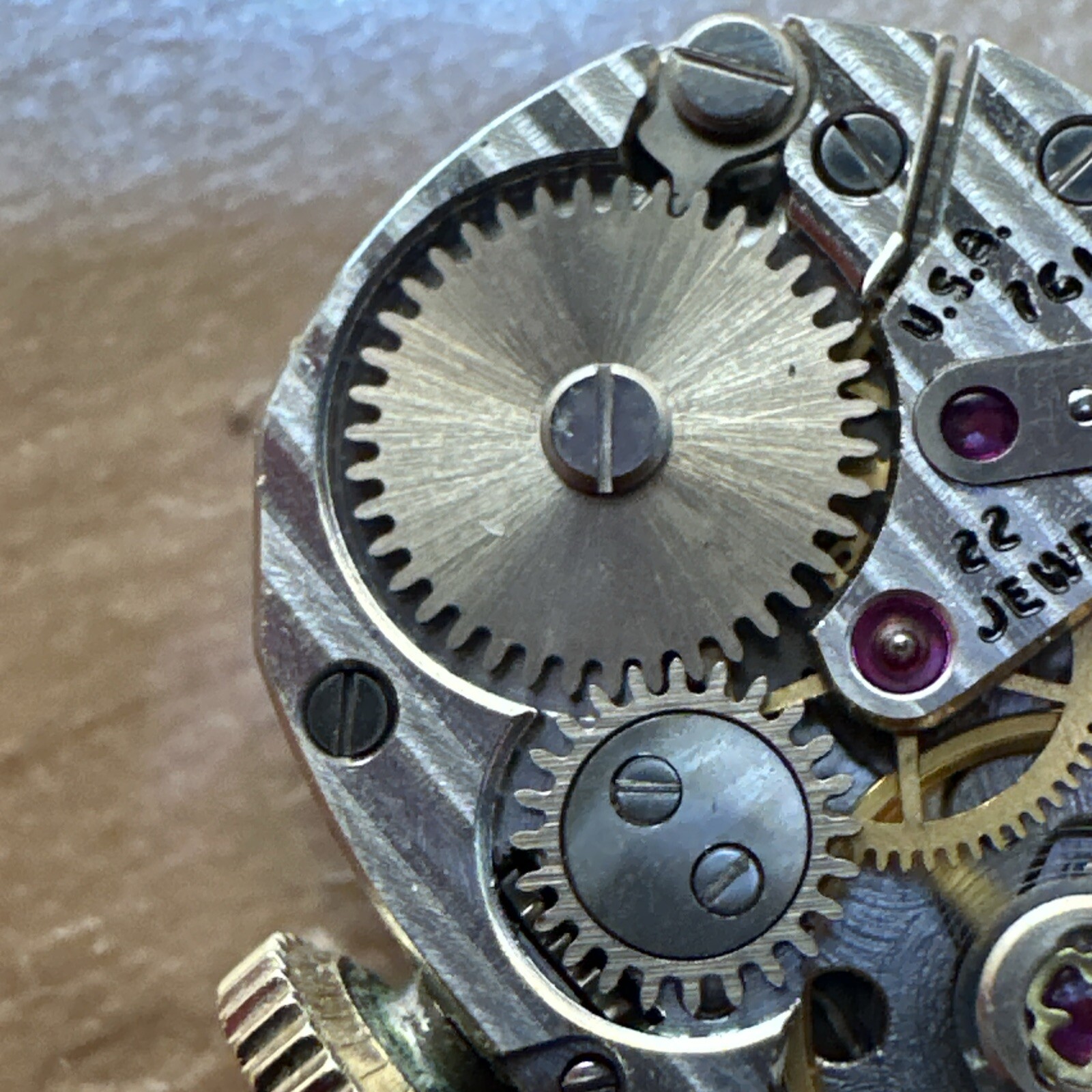 Hamilton Dial W/Movment 22J Ref 761 As Is H92