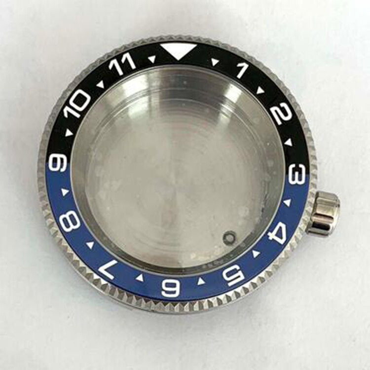 42MM Cylinder Steel Watch Case Sapphire Mirror Modified for NH35/NH36 Movement