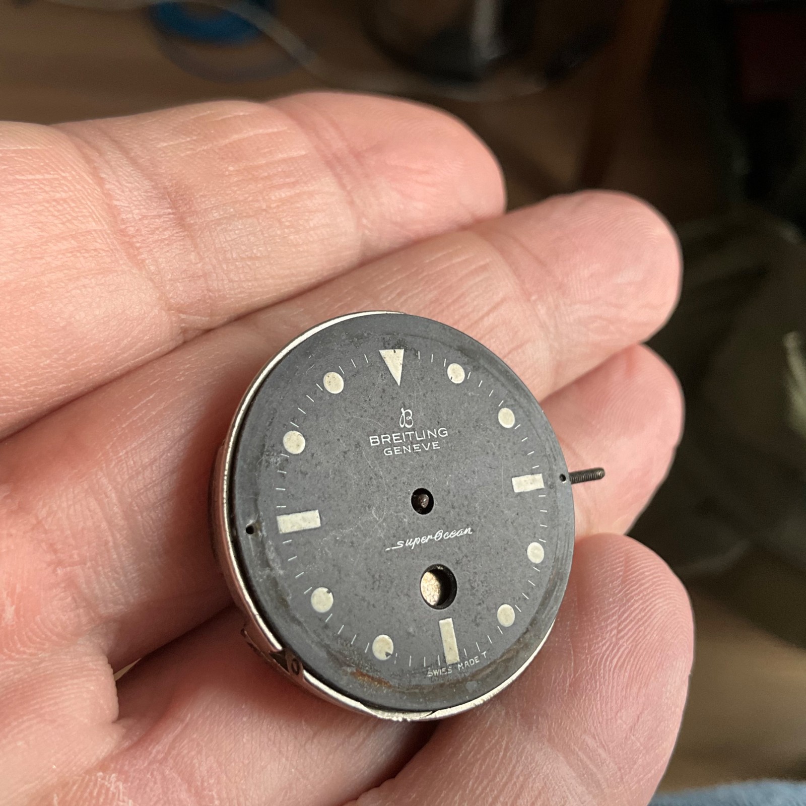 VINTAGE BREITLING SUPEROCEAN MOVEMENT DIAL REF. 2005 1967 – 100% GENUINE #9003B2