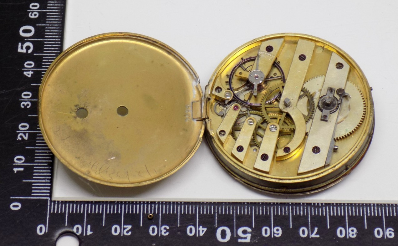 1848 MJ Tobias Liverpool Grade? Model? Pocket 13J Watch Movement w/ Key
