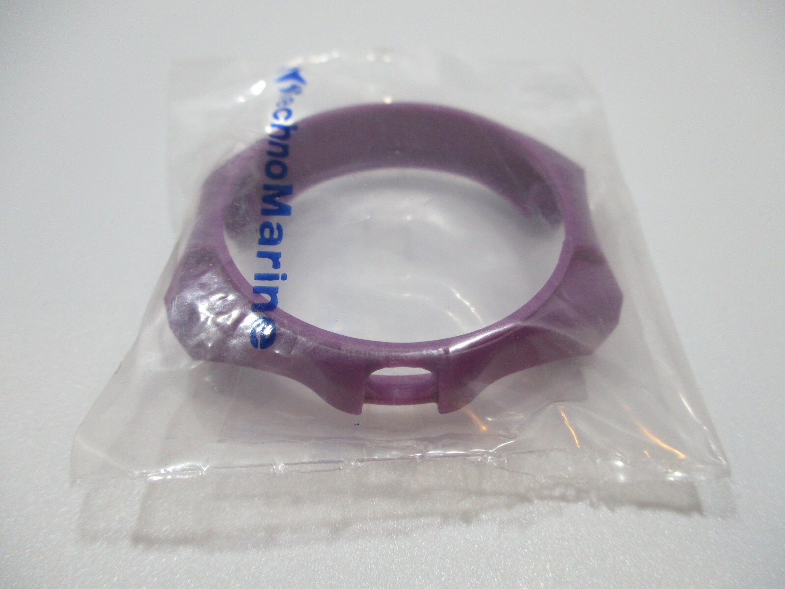 New! Genuine TechnoMarine Techno Marine Watch Purple Silicone Case Shroud Cover