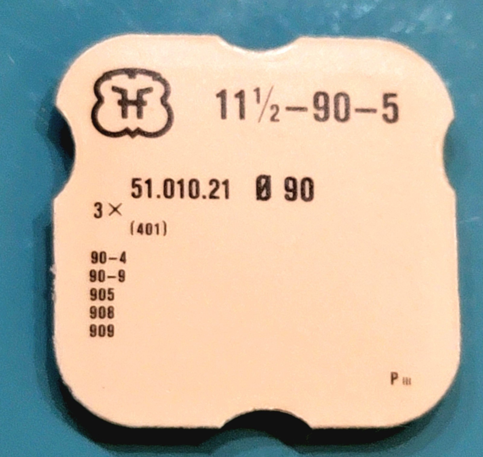 SB1-C1: Vintage Winding Stems FF 908 FF 909 Cal 90 Series NOS Watch Parts 3 Pack