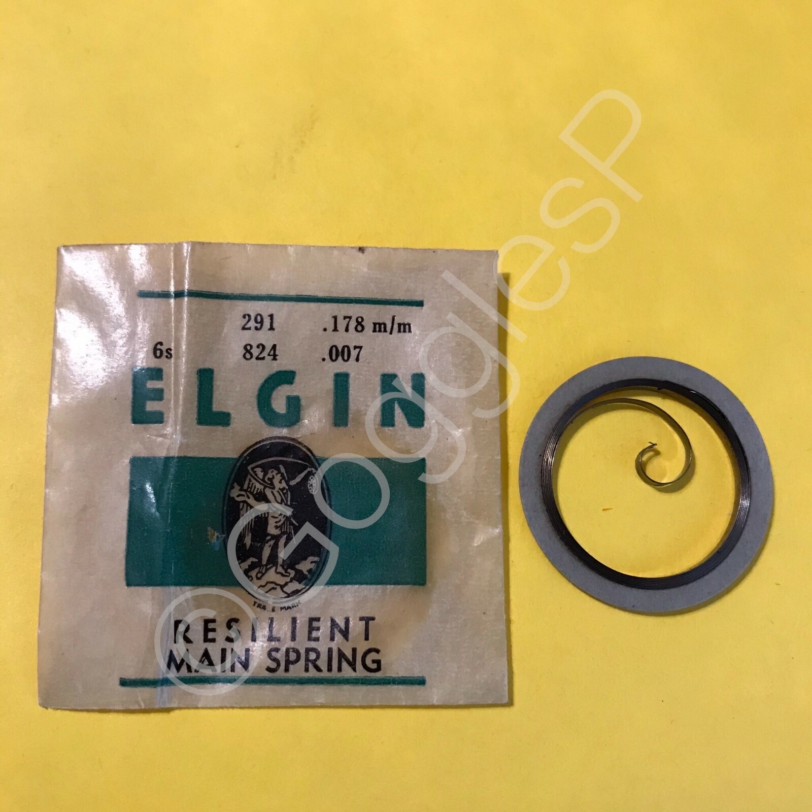 NOS Mainsprings for Elgin Watches 6s to 12s – Select A Style/Size