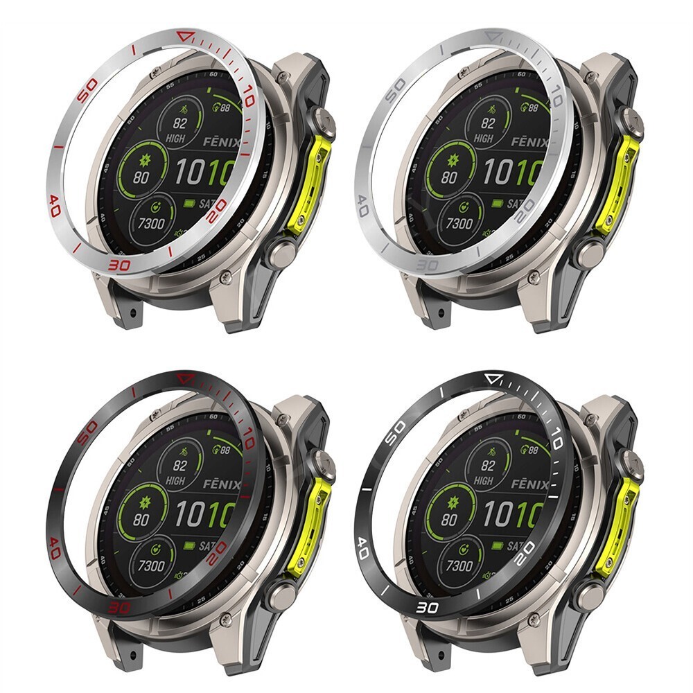 Bezel Frame Ring Metal Watch Case Cover Bumper For Garmin Fenix 8 43mm 47mm 51mm