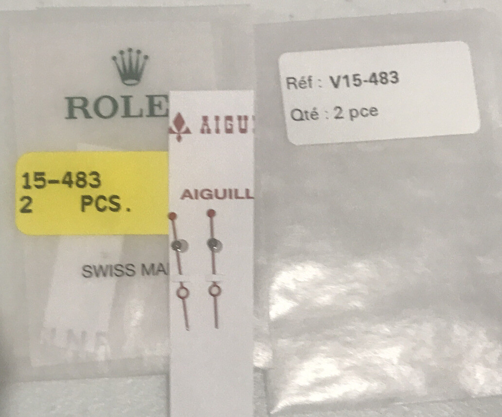 Rolex Seconds Hand 15-483 Red Genuine Model 116628 Stain. Steel Watch 1 Hand