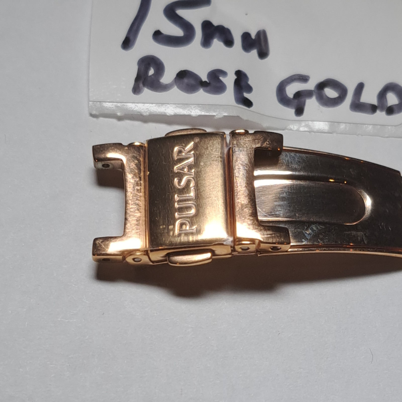 PULSAR GENUINE CATCH 15MM /10MM STAINLESS STEEL ROSE GOLD PLATED