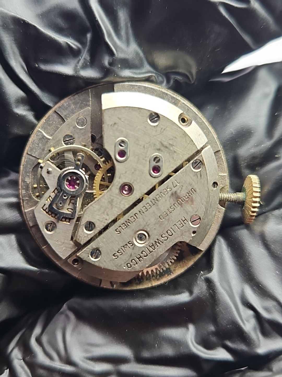 Helios 17j Watch Movement Parts/Repair (R3)