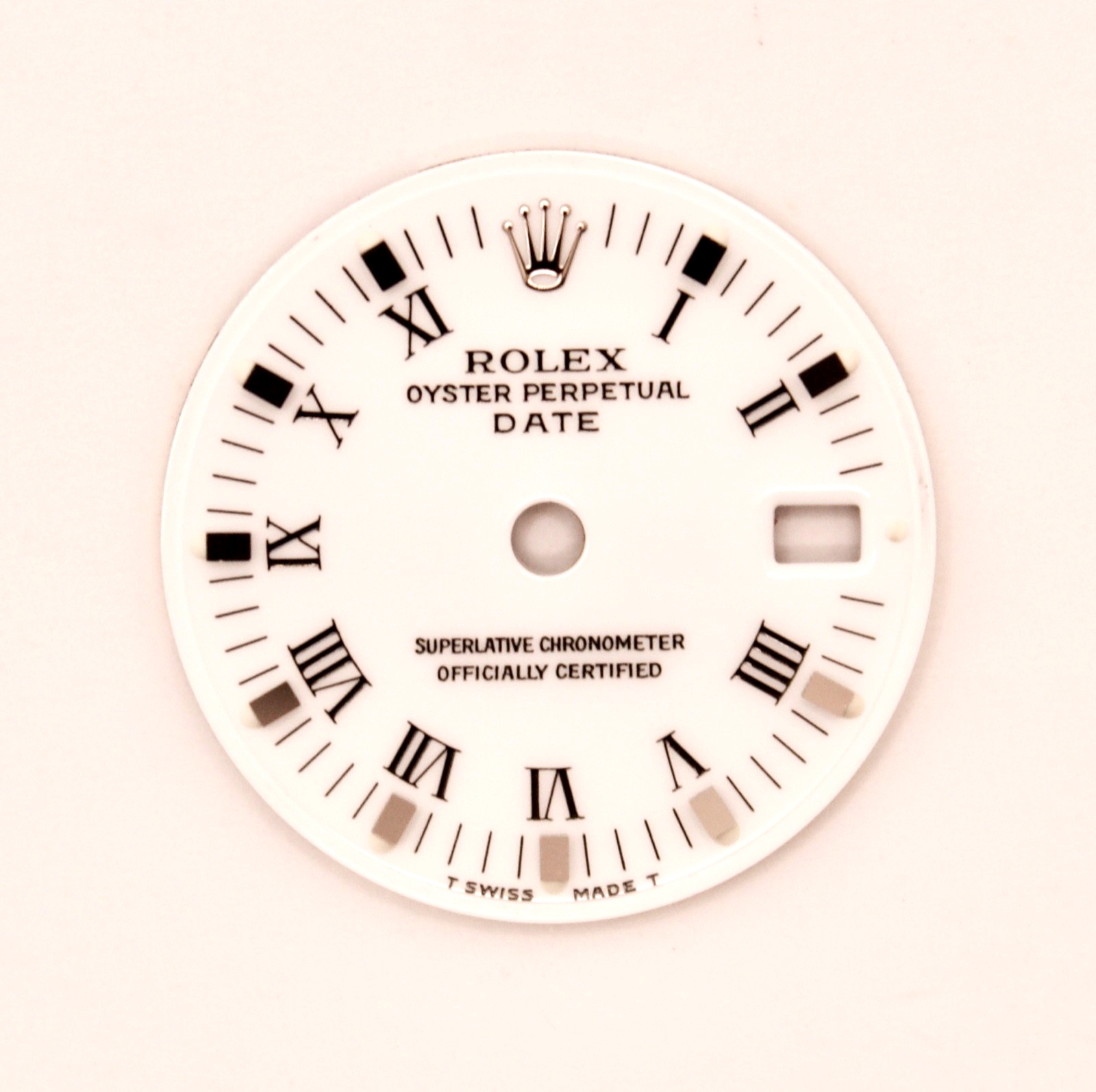 ORIGINAL Rolex Dial 26mm Datejust White Stainless Steel w Date Swiss Made