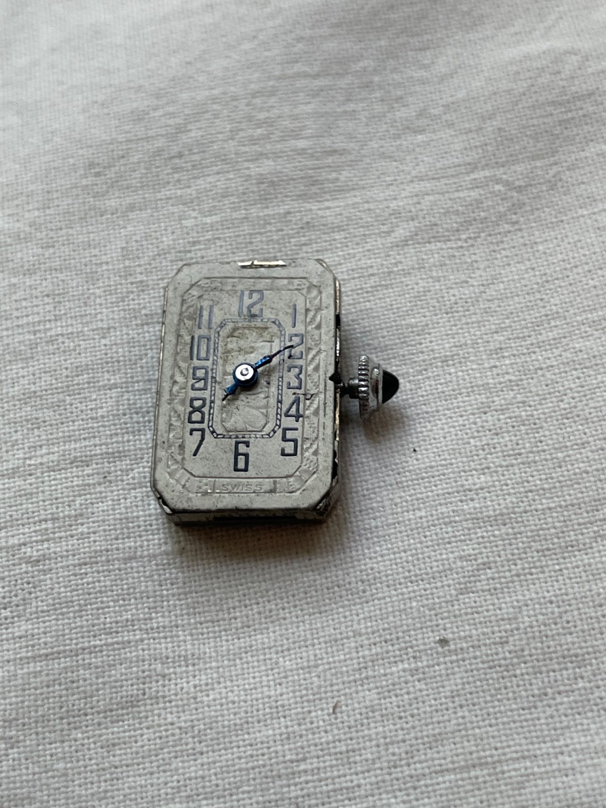 Sorority Swiss ladies art-deco – movement for watch RUNS, lot0308