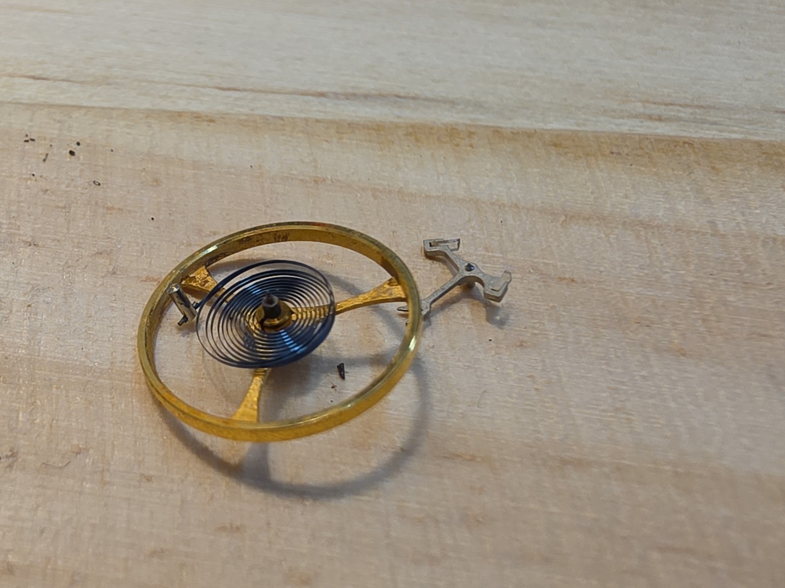 Lot Of Zodiac Cal 50/Landeron 248 Chrono Movement Parts-Balance Wheel, Bridges..