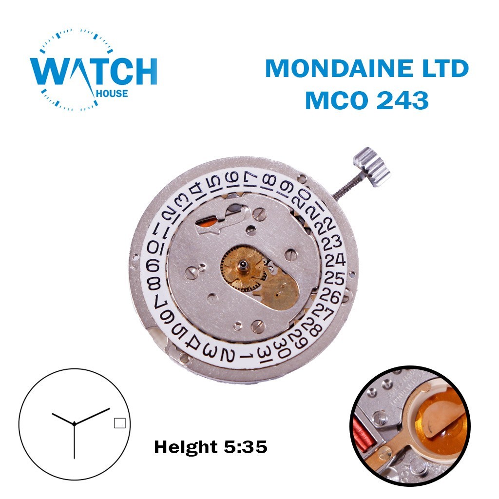 MONDAINE LTD – MCO 243 – SWISS MADE – QUARTZ – Ø 26 MM – NOS