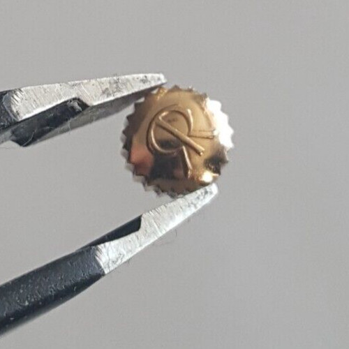 Milus Water Resistant Gold Plated Crown