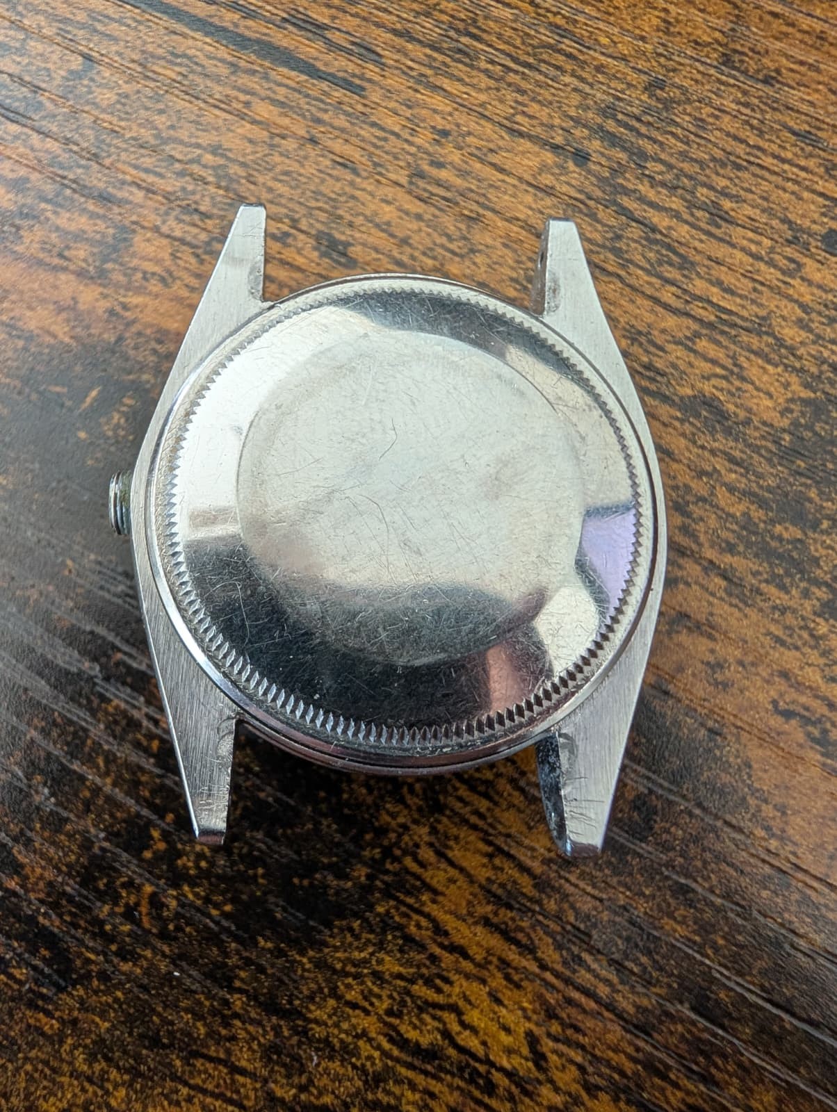 ROLEX STAINLESS STEEL1500 WATCH CASE FOR PARTS OR REPAIRS SERIAL 912XXX